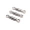 4, 20 or 50 Pieces: Silver Toned 18x3.5mm Decorative Bar Connectors